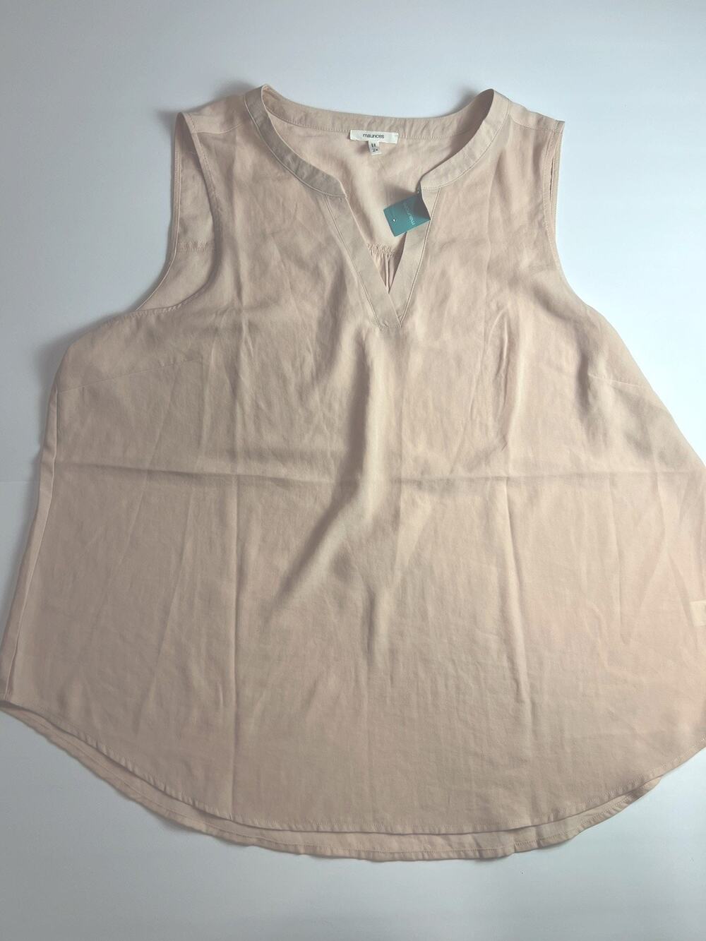 Maurices 2xl tank v neck soft flowy light Brown
